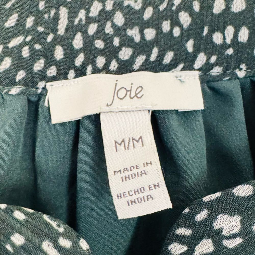 Joie Limited Edition Balloon Sleeve Dress Arctic Animal Spot Size Medium - Picture 4 of 7